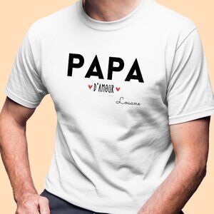 Personalized Love Dad T-Shirt